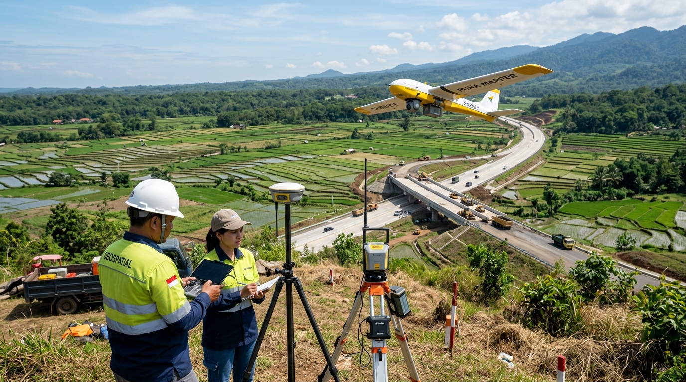 Survei Pemetaan Udara Drone Fotogrametri FASINDO